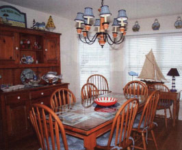 Dining in the home of the month in Ocean County NJ, by RBA Homes