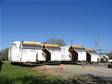 Townhome modular sections awaiting delivery to Ocean County, New Jersey
