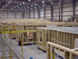 Modular Home manufacturers factory assembly line of modular homes in production