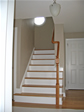 Traditional style staircase is featured in this Monmouth County, Middletown, NJ modular home built by RBA Homes