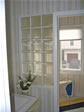 Using glass blocks to create a window divider adds a nice design touch to any hall or master bath