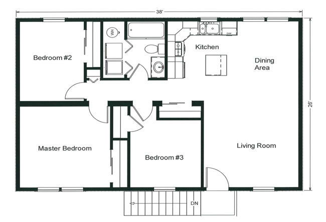  3  Bedroom  Floor  Plans  Monmouth County Ocean County New 