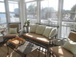 The view from the sun room of the lagoon is dynamite