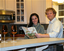 The Wells Family in their custom kitchen