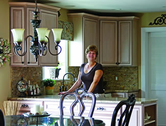 New Jersey home with custom kitchen